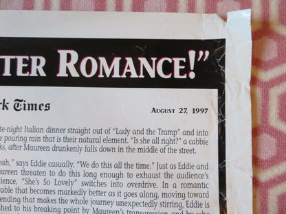 SHE'S SO LOVELY US ONE SHEET ROLLED POSTER SEAN PENN JOHN TRAVOLTA '97 Movie posters