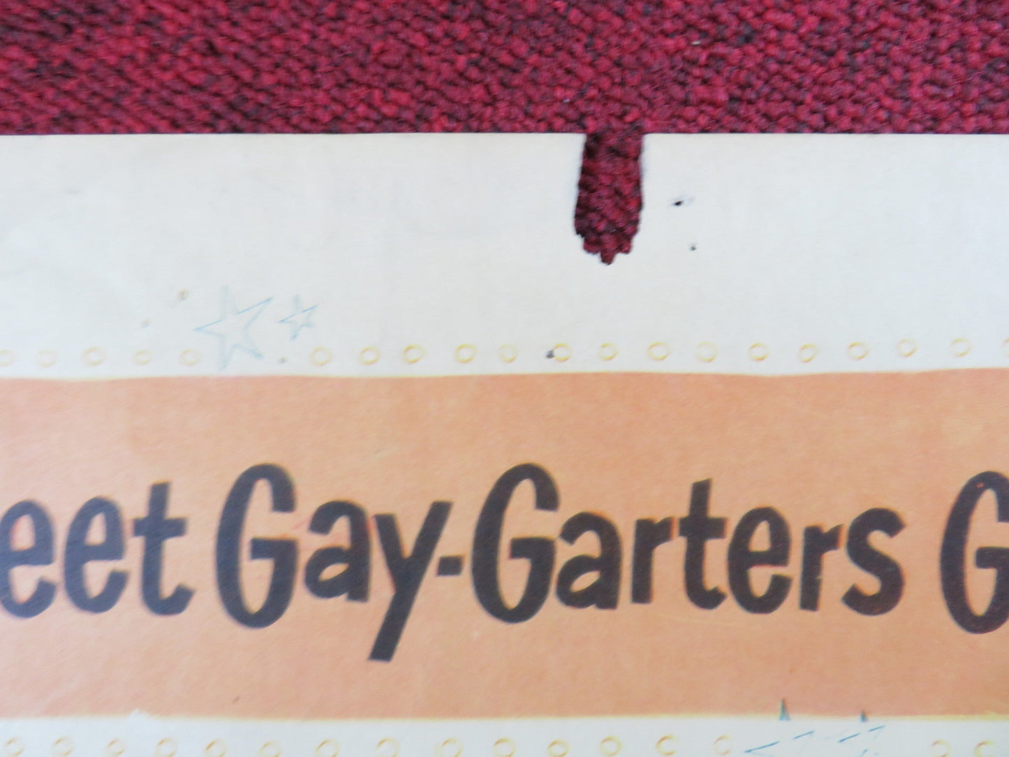 SHE'S WORKING HER WAY THROUGH COLLEGE US INSERT (14"x 36") POSTER MAYO 1952 Rendezvous Cinema Movie posters