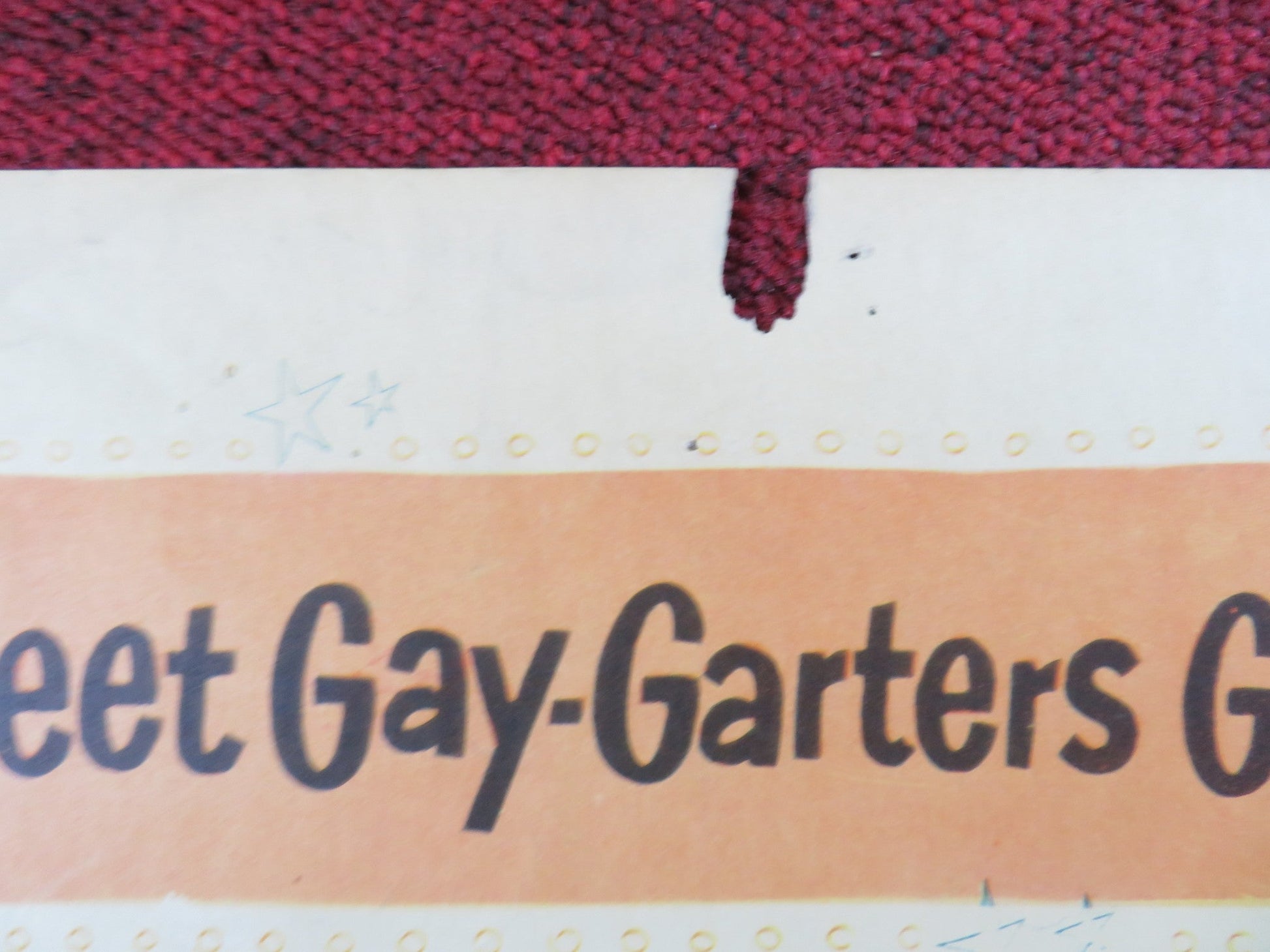 SHE'S WORKING HER WAY THROUGH COLLEGE US INSERT (14"x 36") POSTER MAYO 1952 Rendezvous Cinema Movie posters