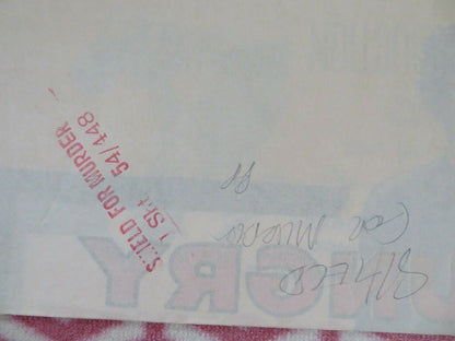 SHIELD FOR MURDER FOLDED US ONE SHEET POSTER EDMOND O'BRIEN 1954 Movie posters