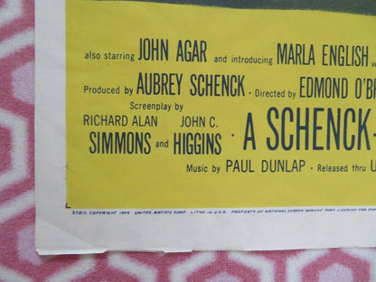 SHIELD FOR MURDER FOLDED US ONE SHEET POSTER EDMOND O'BRIEN 1954 Movie posters