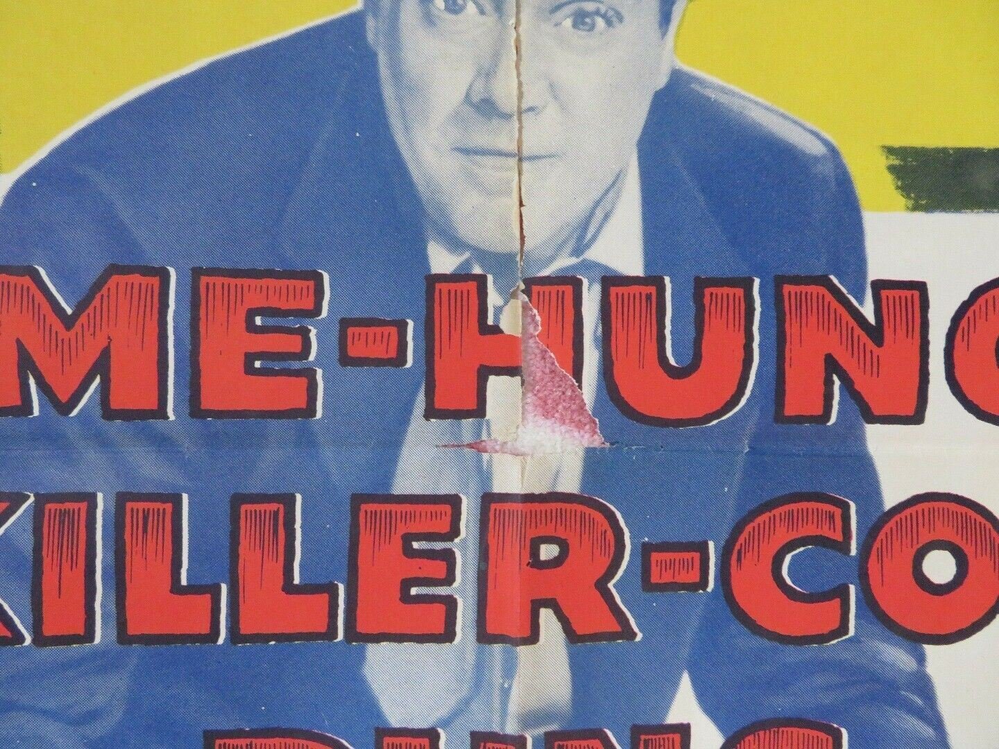 SHIELD FOR MURDER FOLDED US ONE SHEET POSTER EDMOND O'BRIEN 1954 Movie posters