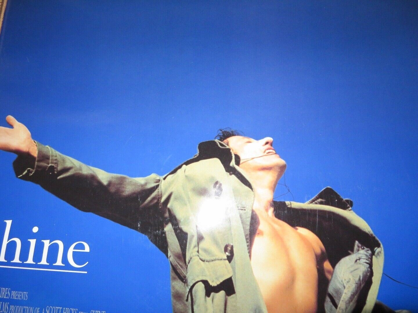 SHINE US ONE SHEET ROLLED POSTER GEOFFREY RUSH 1996 Movie posters