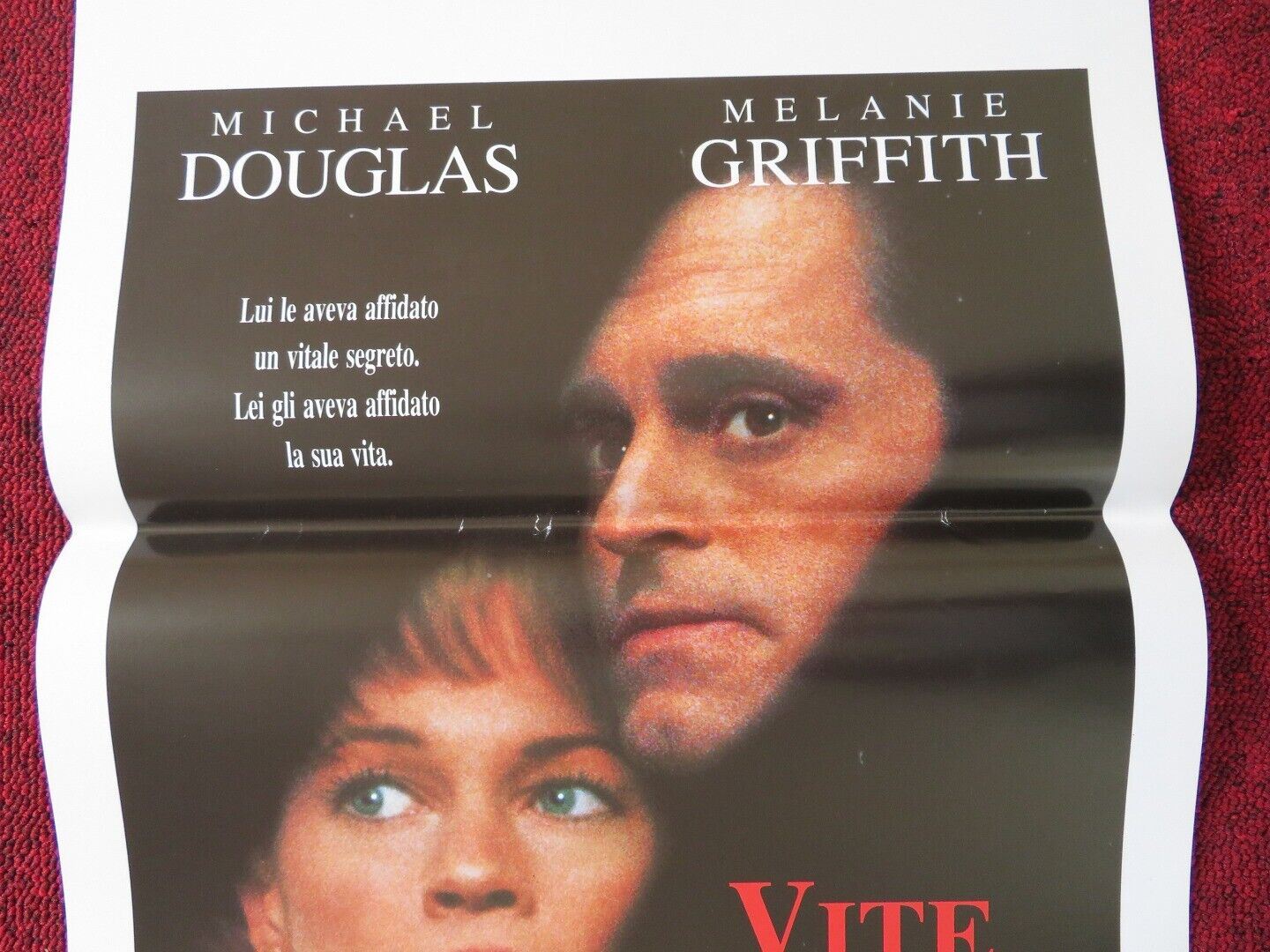 SHINING THROUGH ITALIAN LOCANDINA (27.5"x13") POSTER MICHAEL DOUGLAS 1992 Movie posters