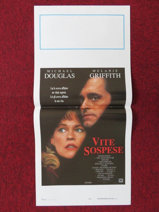 SHINING THROUGH ITALIAN LOCANDINA (27.5"x13") POSTER MICHAEL DOUGLAS 1992 Movie posters