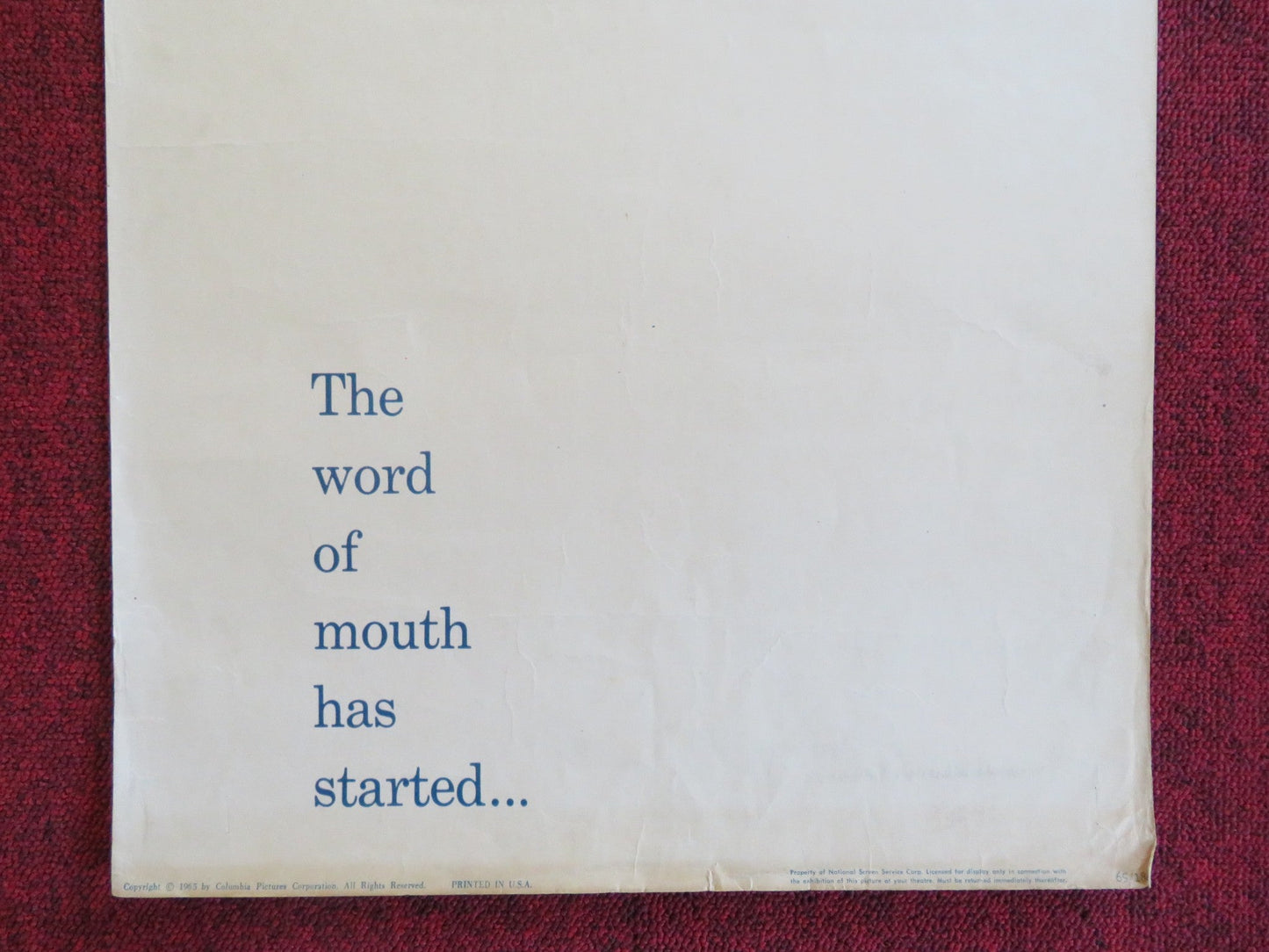 SHIP OF FOOLS US INSERT (14"x 36") POSTER VIVIEN LEIGH SIMONE SIGNORET 1965 Rendezvous Cinema Movie posters