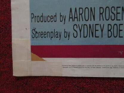 SHOCK TREATMENT FOLDED US ONE SHEET POSTER STUART WHITMAN CAROL LYNLEY 1964 - Rendezvous Cinema