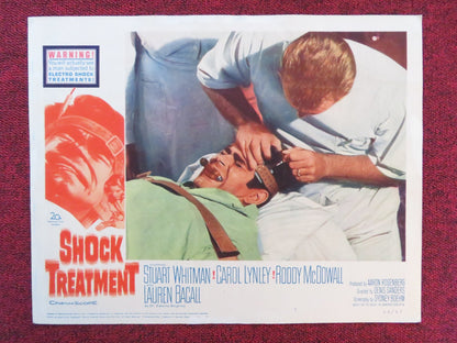 SHOCK TREATMENT US LOBBY CARD FULL SET STUART WHITMAN CAROL LYNLEY 1964 Rendezvous Cinema Movie posters