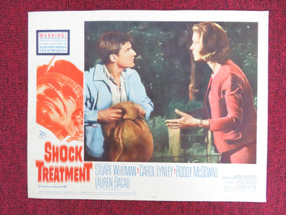 SHOCK TREATMENT US LOBBY CARD FULL SET STUART WHITMAN CAROL LYNLEY 1964 Rendezvous Cinema Movie posters