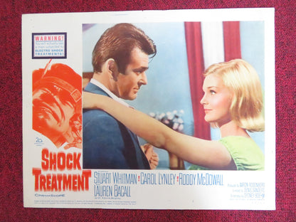 SHOCK TREATMENT US LOBBY CARD FULL SET STUART WHITMAN CAROL LYNLEY 1964 Rendezvous Cinema Movie posters