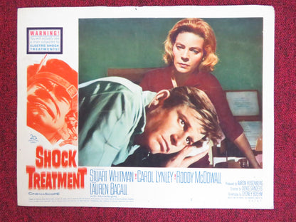SHOCK TREATMENT US LOBBY CARD FULL SET STUART WHITMAN CAROL LYNLEY 1964 Rendezvous Cinema Movie posters
