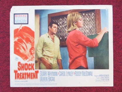 SHOCK TREATMENT US LOBBY CARD FULL SET STUART WHITMAN CAROL LYNLEY 1964 Rendezvous Cinema Movie posters