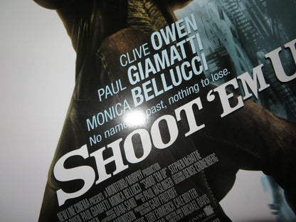 SHOOT EM' UP US ROLLED POSTER CLIVE OWEN PAUL GIAMATTI 2007 Movie posters