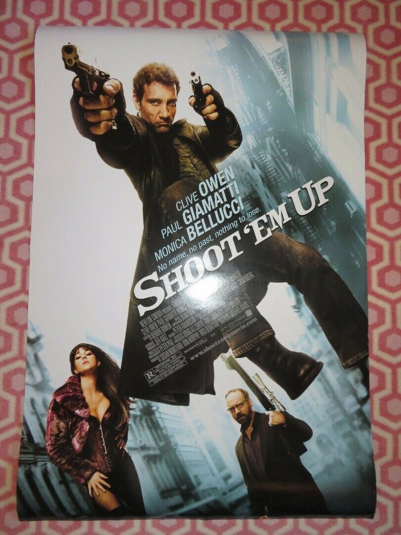 SHOOT EM' UP US ROLLED POSTER CLIVE OWEN PAUL GIAMATTI 2007 Movie posters