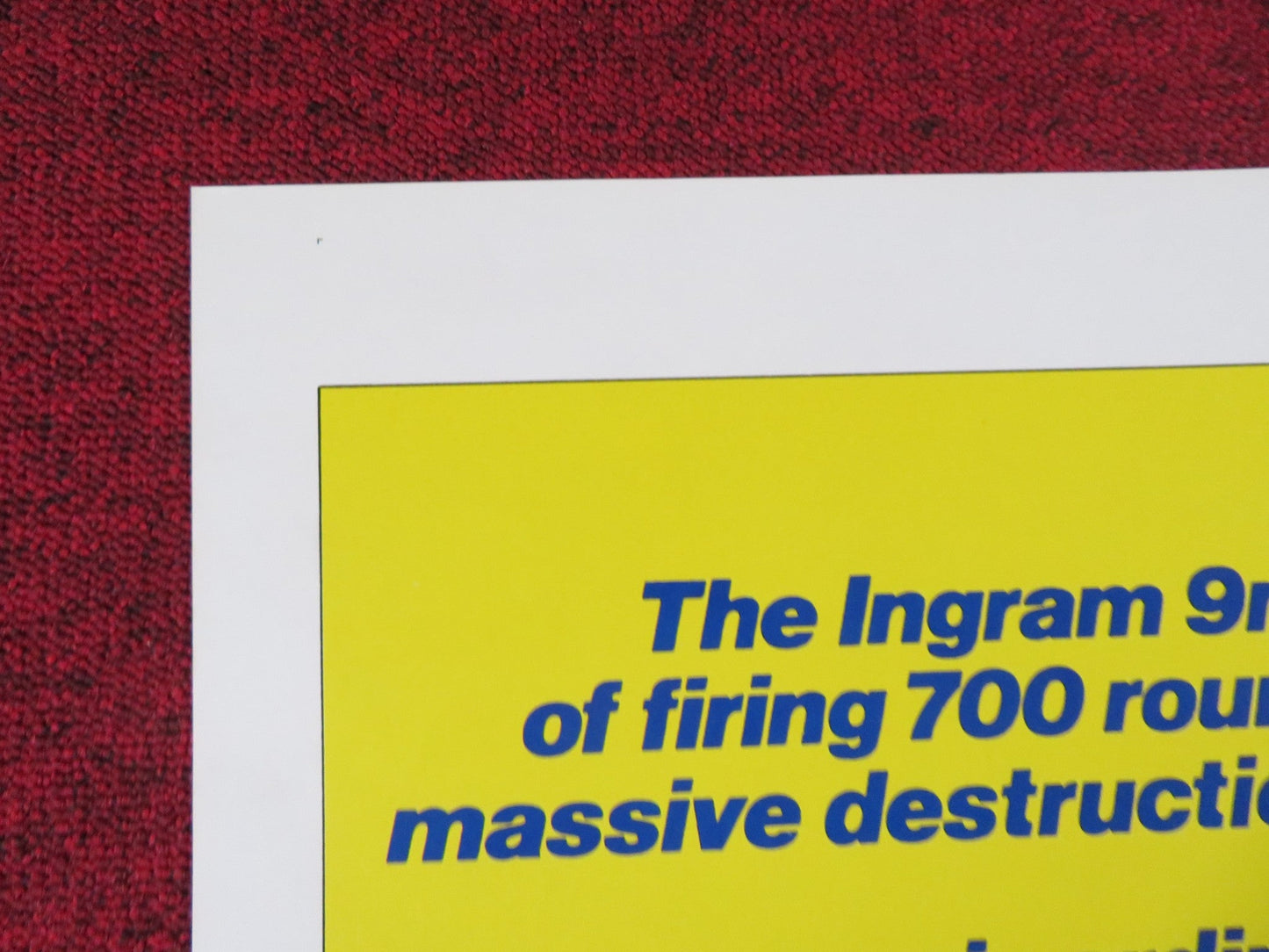 SHOOT FOLDED US ONE SHEET POSTER CLIFF ROBERTSON ERNEST BORGNINE 1976 Rendezvous Cinema Movie posters