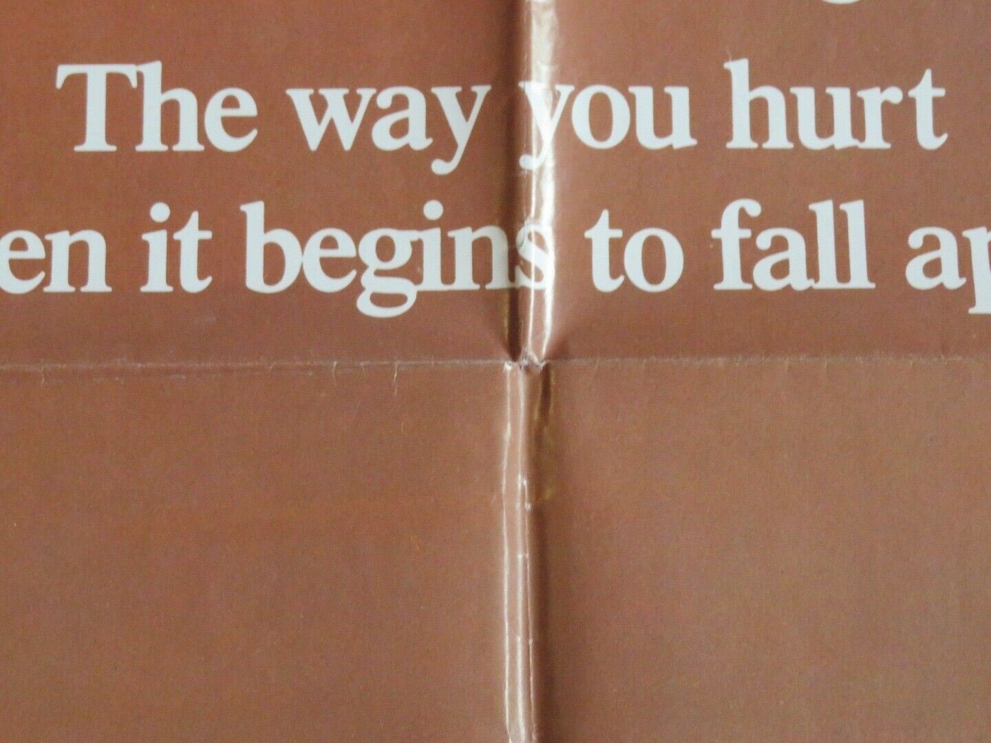 SHOOT THE MOON FOLDED US ONE SHEET POSTER ALBERT FINNEY DIANE KEATON 1981 Movie posters