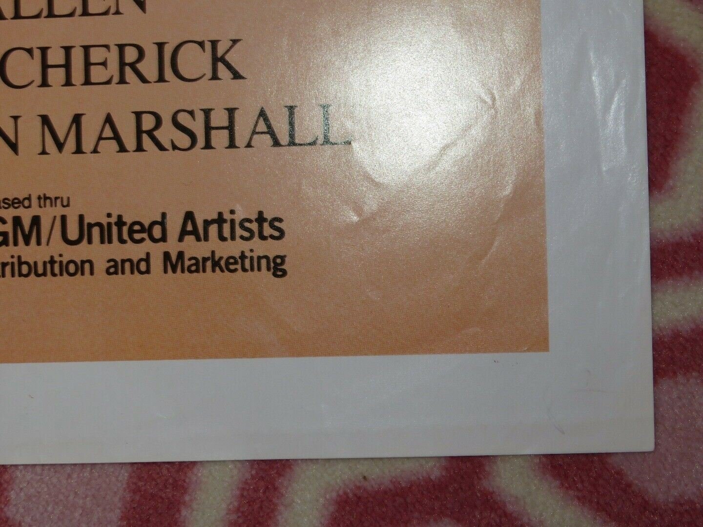 SHOOT THE MOON FOLDED US ONE SHEET POSTER ALBERT FINNEY DIANE KEATON 1981 Movie posters