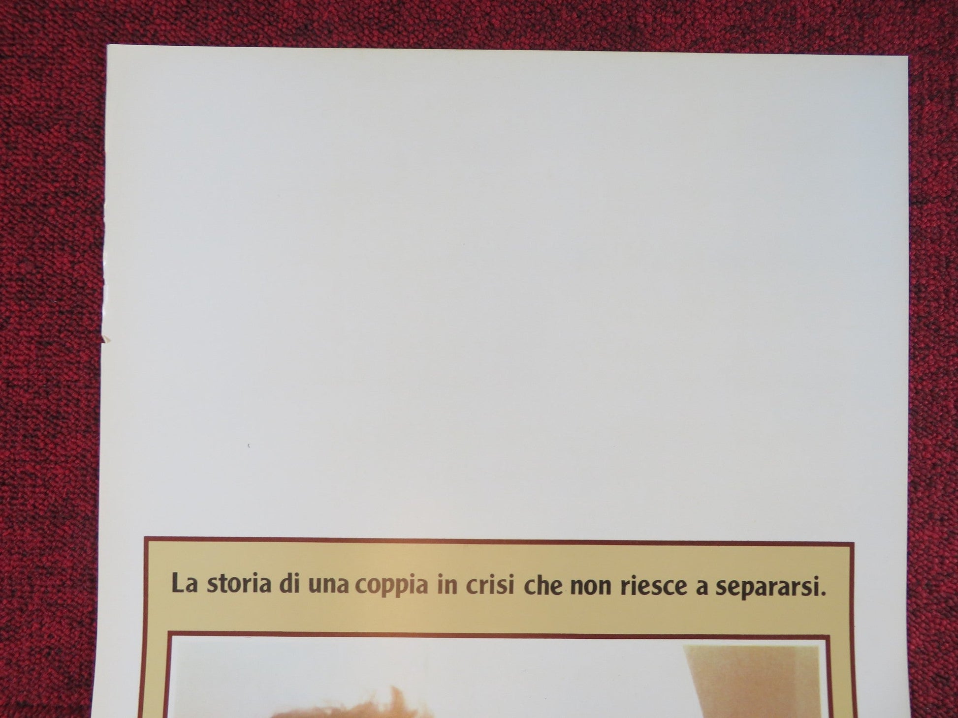 SHOOT THE MOON ITALIAN LOCANDINA POSTER ALBERT FINNEY DIANE KEATON 1982 Rendezvous Cinema Movie posters