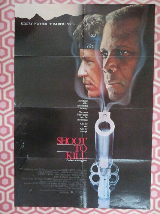 SHOOT TO KILL US ONE SHEET POSTER SIDNEY POITIER TOM BERENGER 1988 Movie posters