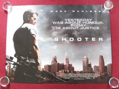 SHOOTER UK QUAD ROLLED POSTER MARK WAHLBERG MICHAEL PENA 2007 Rendezvous Cinema Movie posters