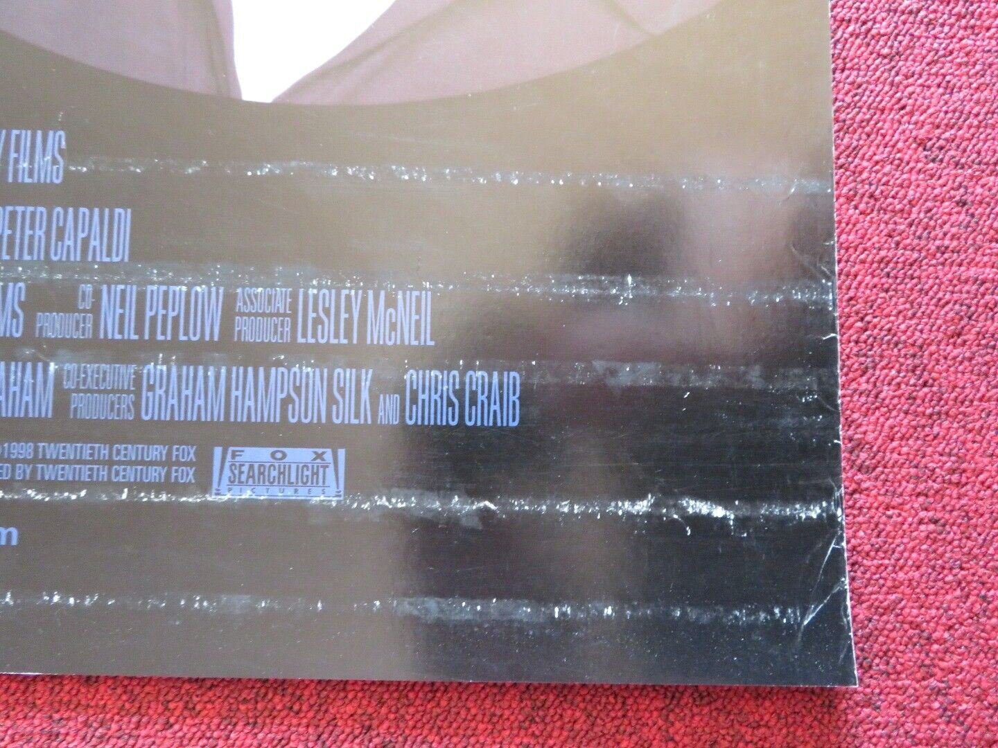 SHOOTING FISH US ONE SHEET ROLLED POSTER ROWENA COOPER SCOTT CHARLES 1997 Movie posters