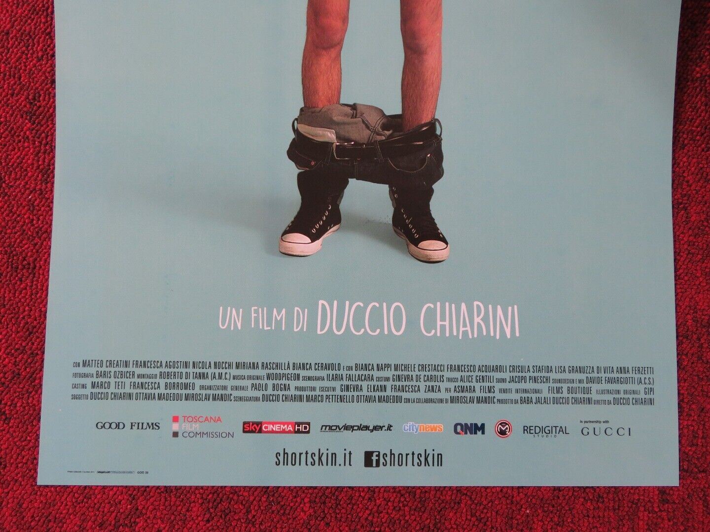 SHORT SKIN ITALIAN LOCANDINA (26.5"x12.5") POSTER MATTEO CREATINI 2014 Movie posters