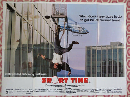 SHORT TIME BRITISH QUAD (30"x40") POSTER DABNEY COLEMAN TERI GARR JOE PANTOLIANO Movie posters