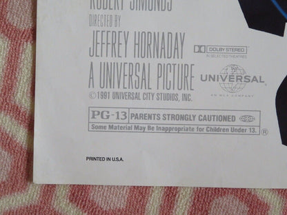 SHOUT FOLDED US ONE SHEET POSTER JAMES WALTERS HEATHER GRAHAM 1991 Movie posters