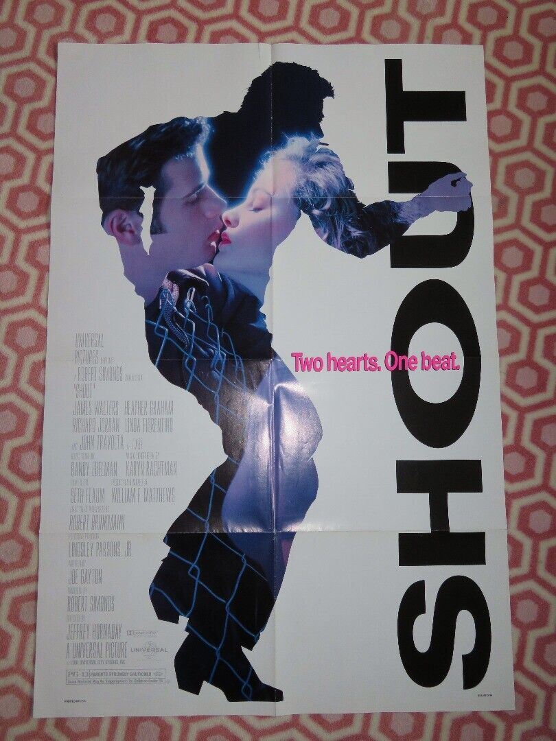 SHOUT FOLDED US ONE SHEET POSTER JAMES WALTERS HEATHER GRAHAM 1991 Movie posters