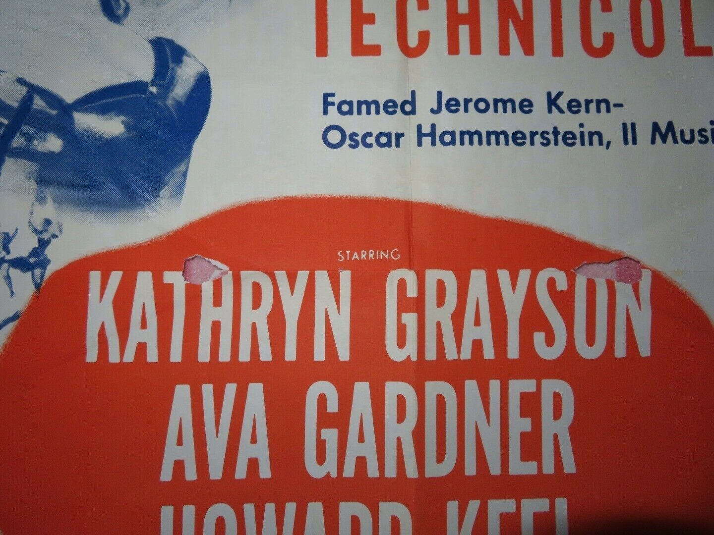 SHOW BOAT US ONE SHEET POSTER AVA GARDNER HOWARD KEEL AGNES MOOREHEAD Movie posters