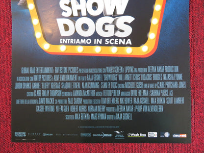 SHOW DOGS - ENTRIAMO IN SCENA ITALIAN LOCANDINA POSTER WILL ARNETT LUDACRIS 2018 Rendezvous Cinema Movie posters