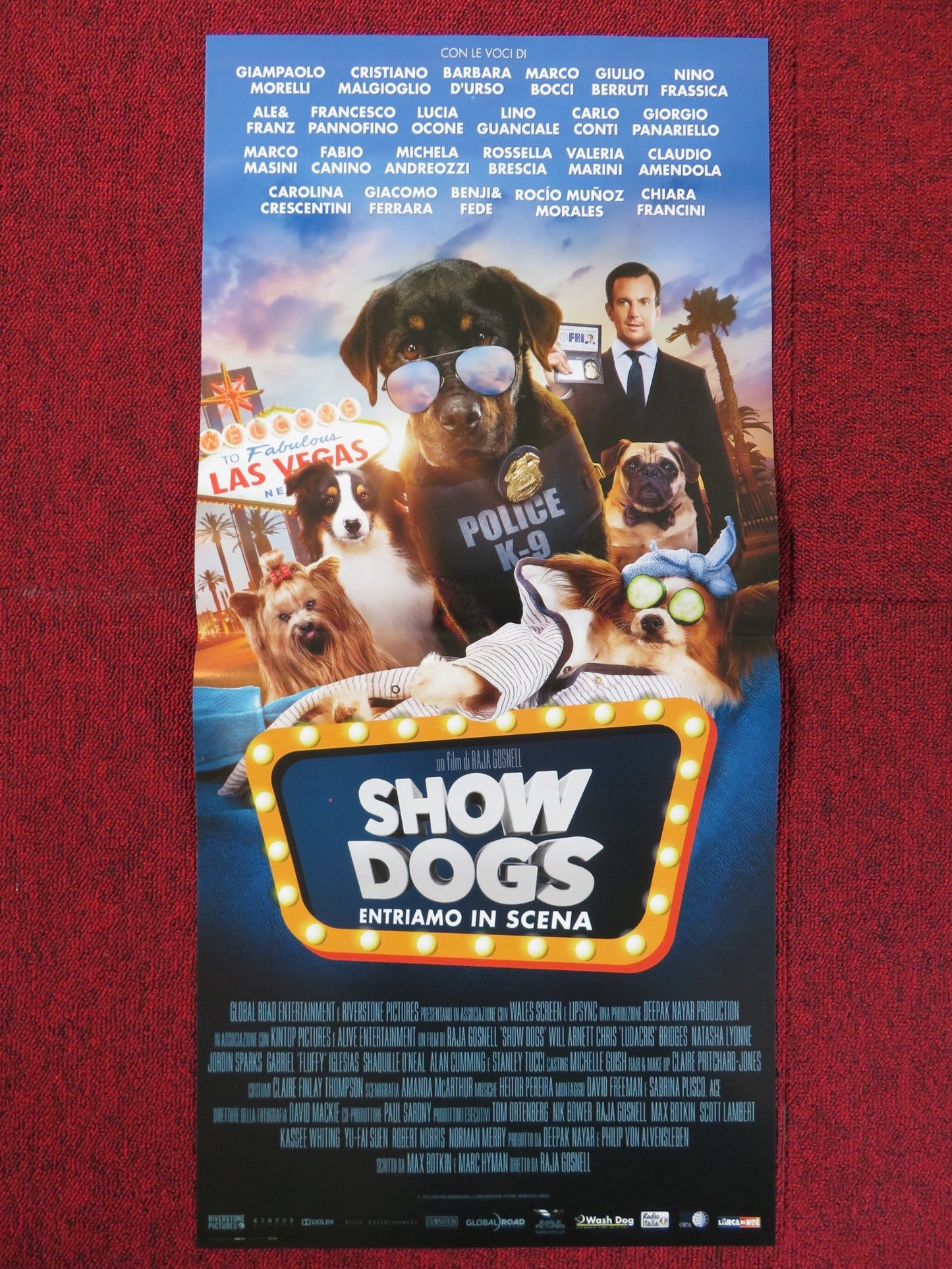 SHOW DOGS - ENTRIAMO IN SCENA ITALIAN LOCANDINA POSTER WILL ARNETT LUDACRIS 2018 Rendezvous Cinema Movie posters