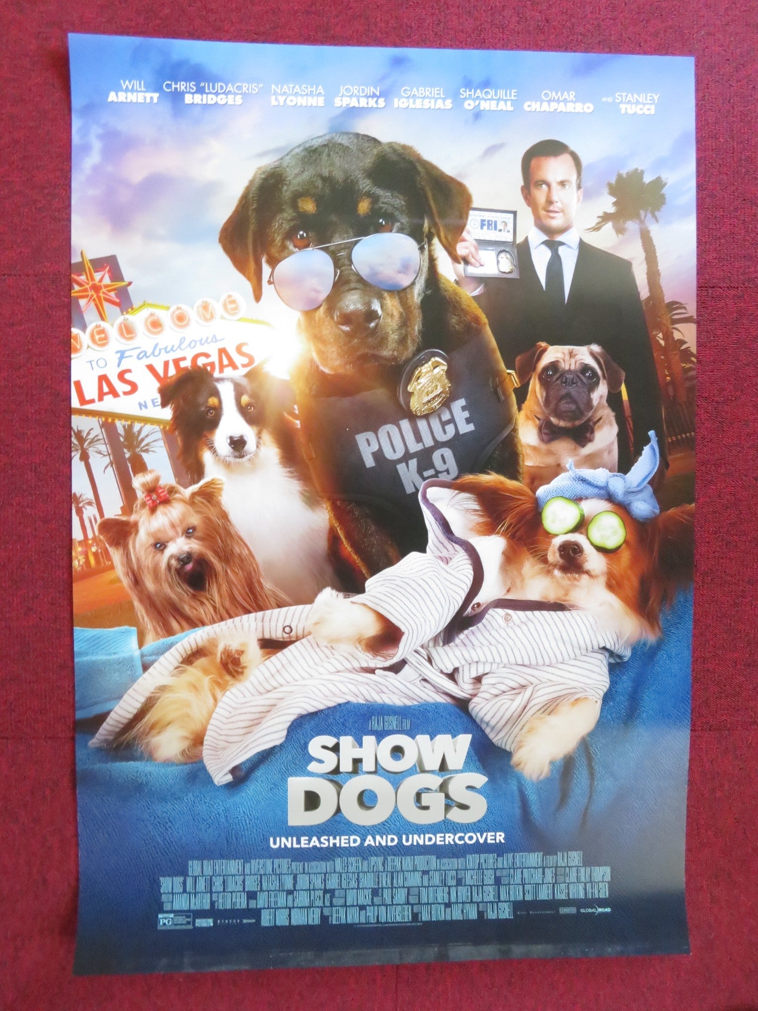 SHOW DOGS US ONE SHEET ROLLED POSTER WILL ARNETT NATASHA LYONNE 2018 Rendezvous Cinema Movie posters