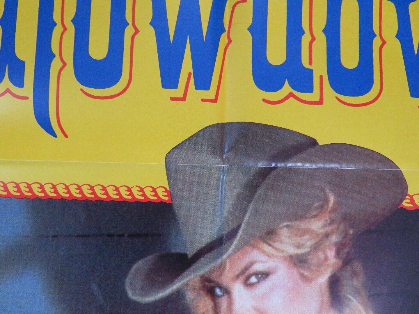 SHOWDOWN ADULT FOLDED US ONE SHEET POSTER GINA CARRERS SHARON MITCHELL 1985 - Rendezvous Cinema