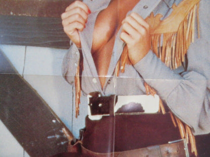 SHOWDOWN ADULT FOLDED US ONE SHEET POSTER GINA CARRERS SHARON MITCHELL 1985 - Rendezvous Cinema