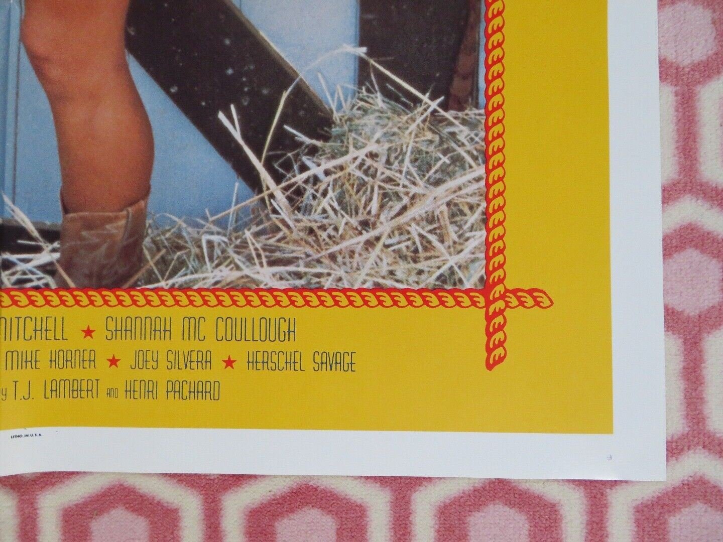 SHOWDOWN ADULT FOLDED US ONE SHEET POSTER GINA CARRERS SHARON MITCHELL 1985 - Rendezvous Cinema