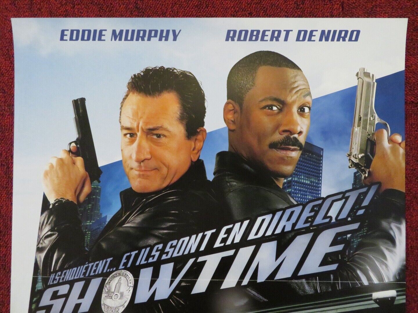 SHOWTIME FRENCH (15"x 21") POSTER EDDIE MURPHY ROBERT DENIRO 2002 Movie posters