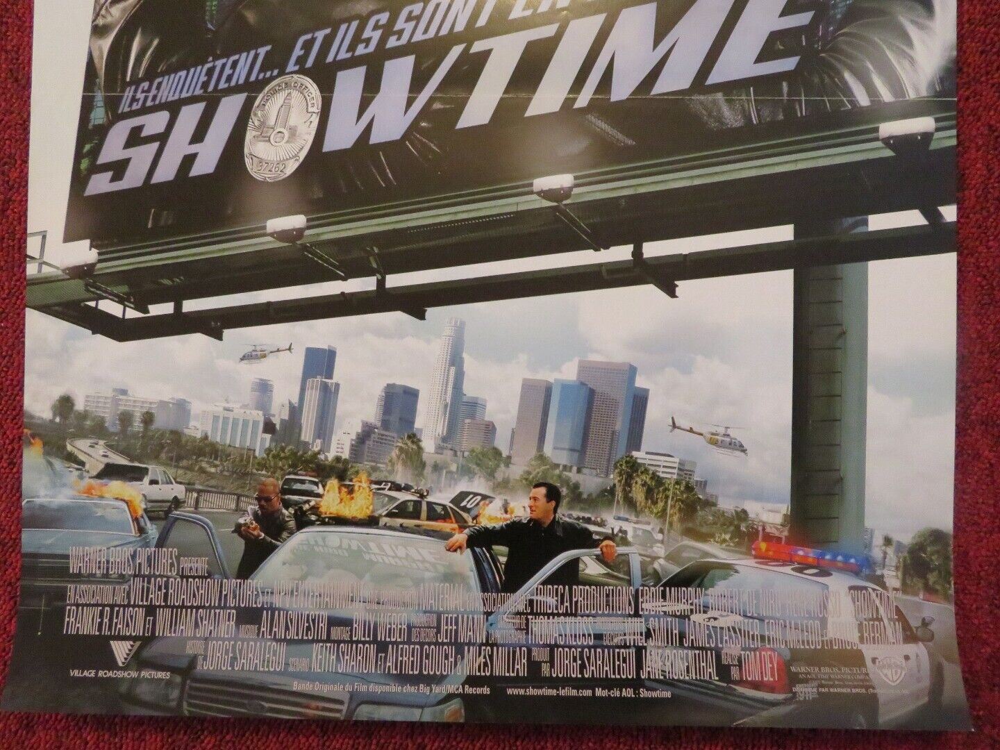 SHOWTIME FRENCH (15"x 21") POSTER EDDIE MURPHY ROBERT DENIRO 2002 Movie posters