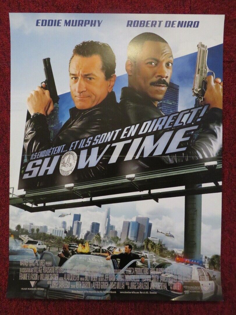 SHOWTIME FRENCH (15"x 21") POSTER EDDIE MURPHY ROBERT DENIRO 2002 Movie posters