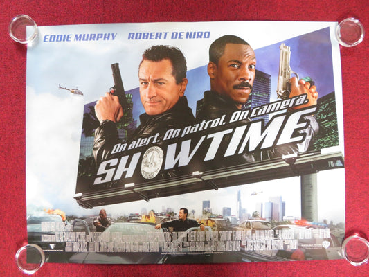 SHOWTIME UK QUAD (30"x 40") ROLLED POSTER EDDIE MURPHY ROBERT DENIRO 2002 Rendezvous Cinema Movie posters