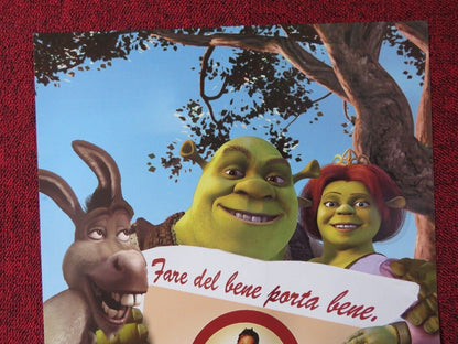 SHREK 2 ITALIAN LOCANDINA (27"x13") POSTER MIKE MYERS EDDIE MURPHY 2004 - Rendezvous Cinema
