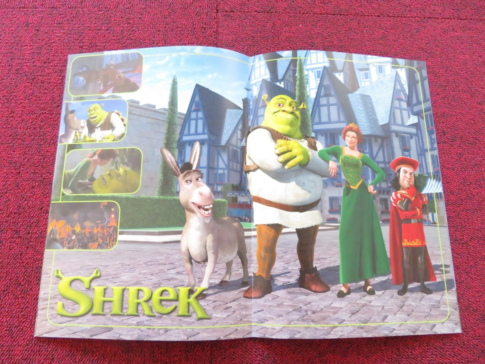 SHREK JAPANESE BROCHURE / PRESS BOOK MIKE MYERS EDDIE MURPHY 2001 Rendezvous Cinema Movie posters