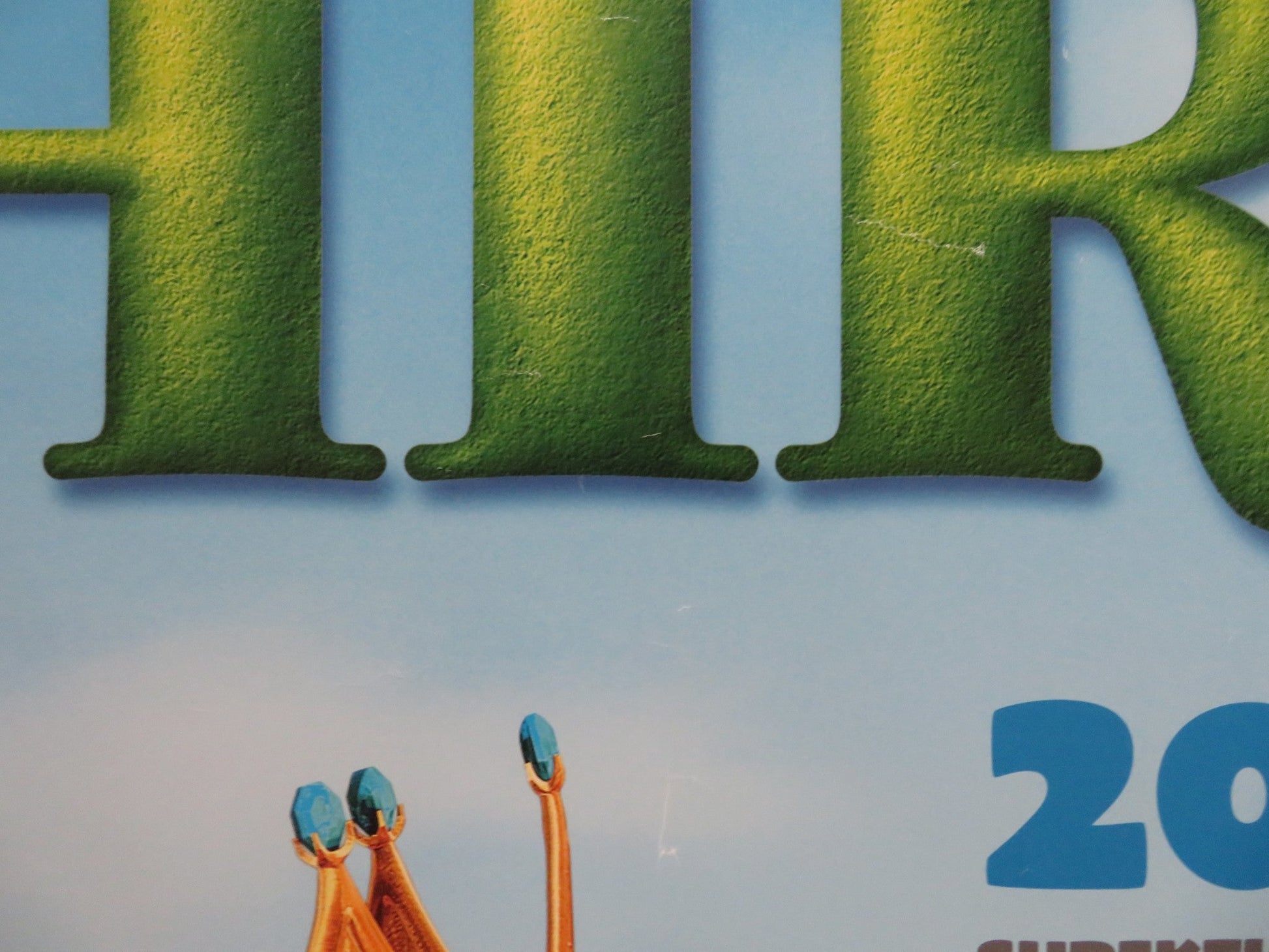 SHREK THE THIRD UK QUAD (30"x 40") ROLLED POSTER MIKE MYERS EDDIE MURPHY 2007 Rendezvous Cinema Movie posters