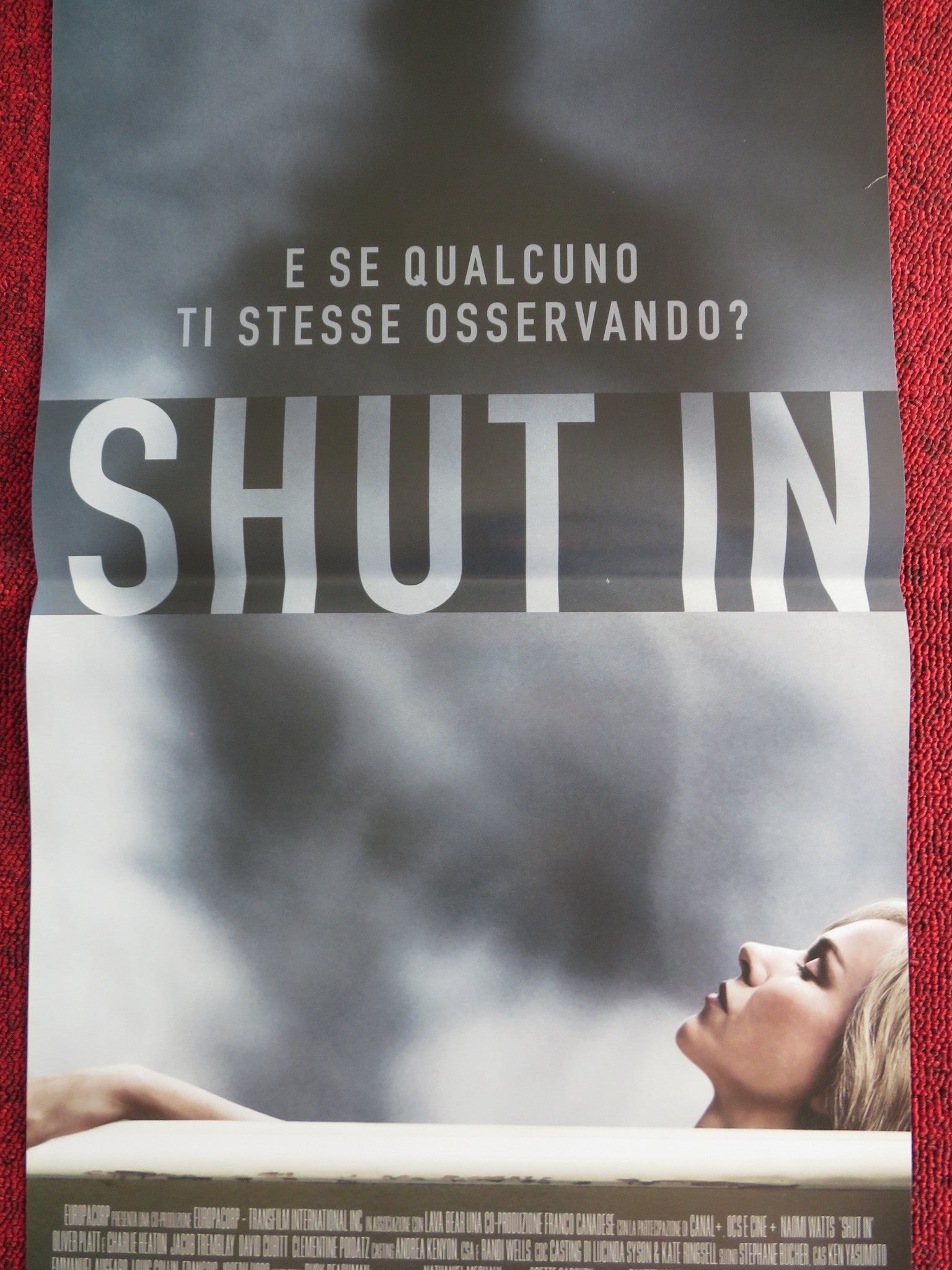 SHUT IN ITALIAN LOCANDINA POSTER NAOMI WATTS OLIVER PLATT 2016 Rendezvous Cinema Movie posters