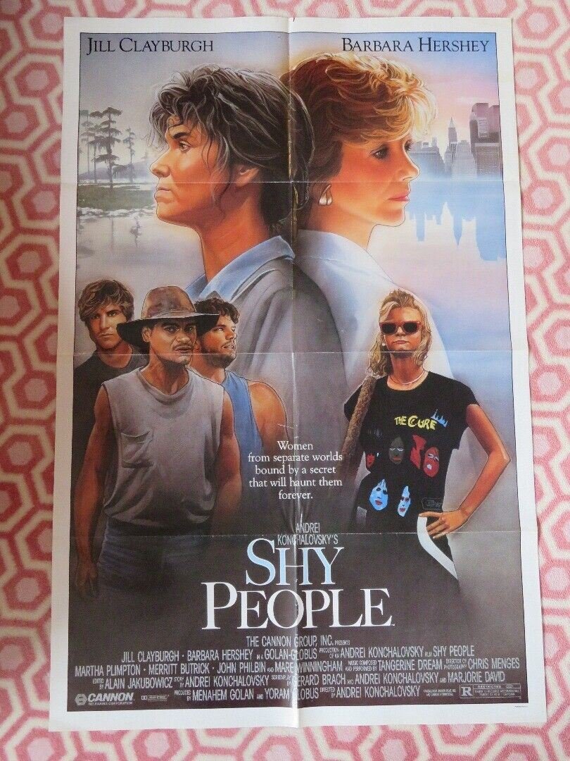 SHY PEOPLE FOLDED US ONE SHEET POSTER CANNON J CLAYBURGH B HERSHEY 1987 Movie posters