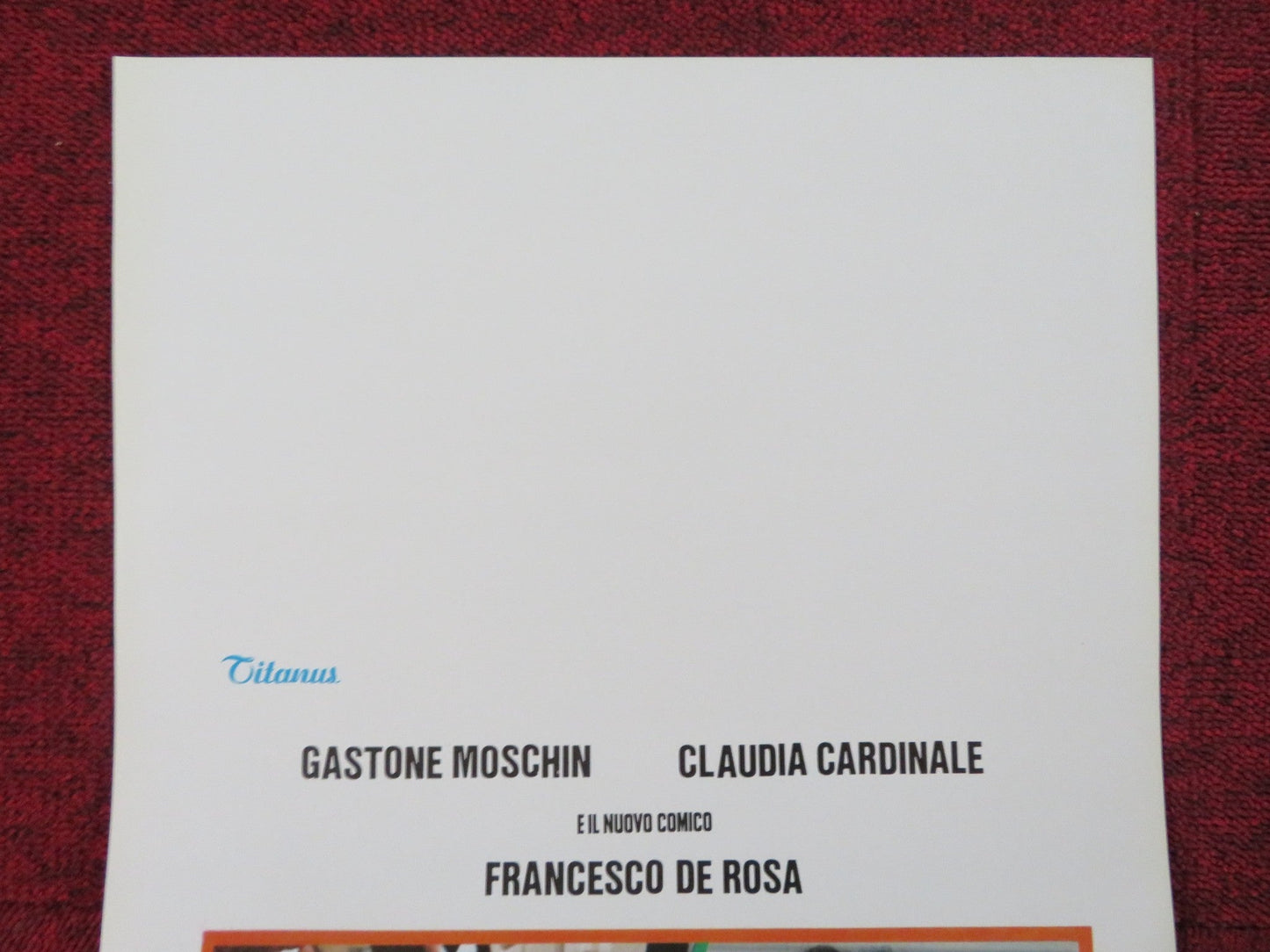 SI SALVI CHI VUOLE ITALIAN LOCANDINA POSTER GASTONE MOSCHINI C. CARDINALE 1980 Rendezvous Cinema Movie posters