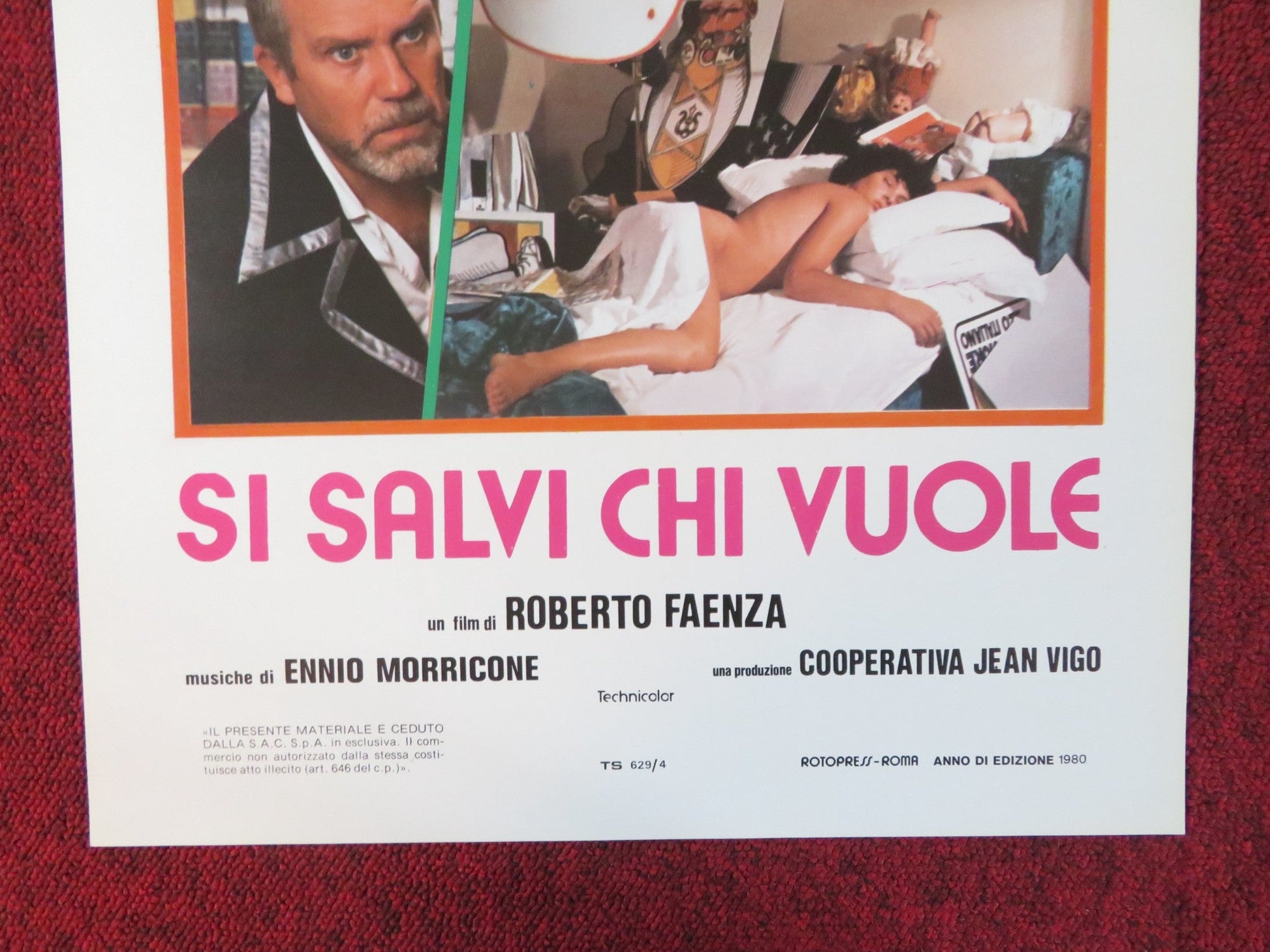 SI SALVI CHI VUOLE ITALIAN LOCANDINA POSTER GASTONE MOSCHINI C. CARDINALE 1980 Rendezvous Cinema Movie posters