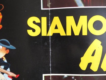 SIAMO FATTI COSI: AIUTO! - A ITALIAN FOTOBUSTA POSTER SANDRO GHIANI 1980 Rendezvous Cinema Movie posters