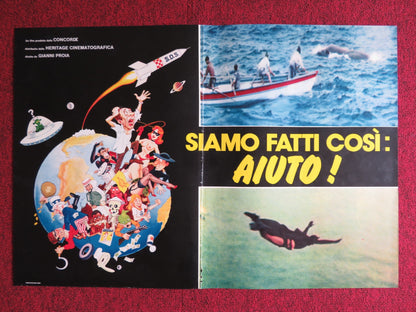 SIAMO FATTI COSI: AIUTO! - B ITALIAN FOTOBUSTA POSTER SANDRO GHIANI 1980 Rendezvous Cinema Movie posters