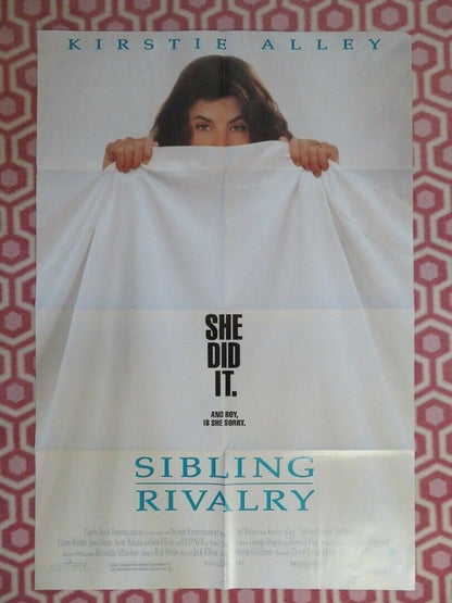SIBLING RIVALRY US ONE SHEET POSTER KIRSTIE ALLEY BULL PULLMAN 1990 Movie posters